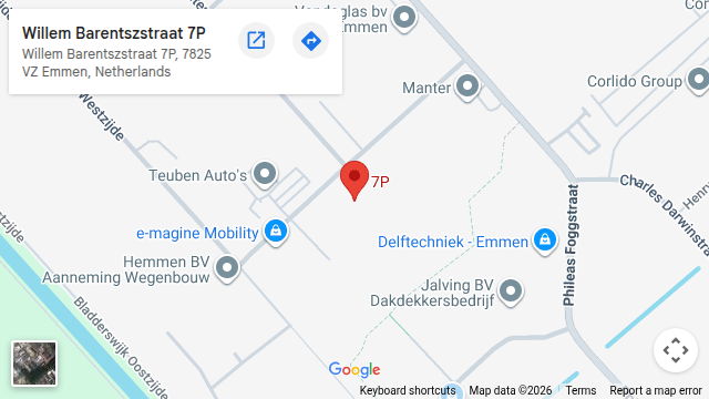 Locatie van Stuc en Spackspuitbedrijf Been op de kaart: Willem Barentszstraat 7P in Emmen